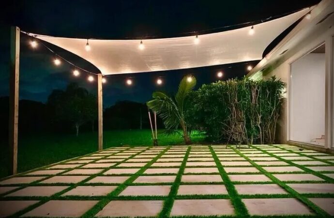 Canopy lighting Services-Hardscape Contractors of Jupiter