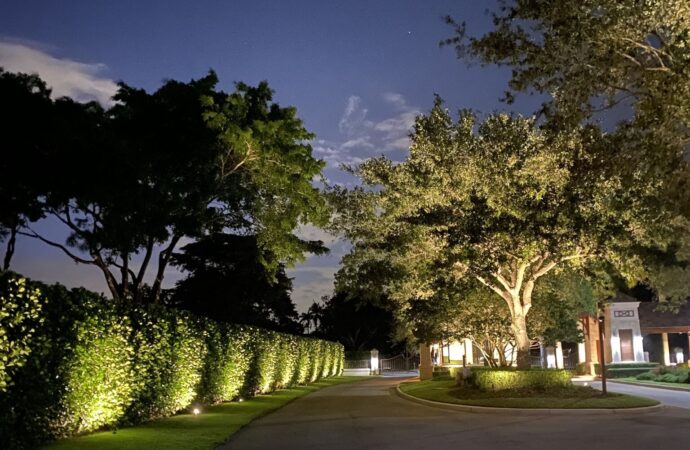 Outdoor LED garden lighting Services-Hardscape Contractors of Jupiter