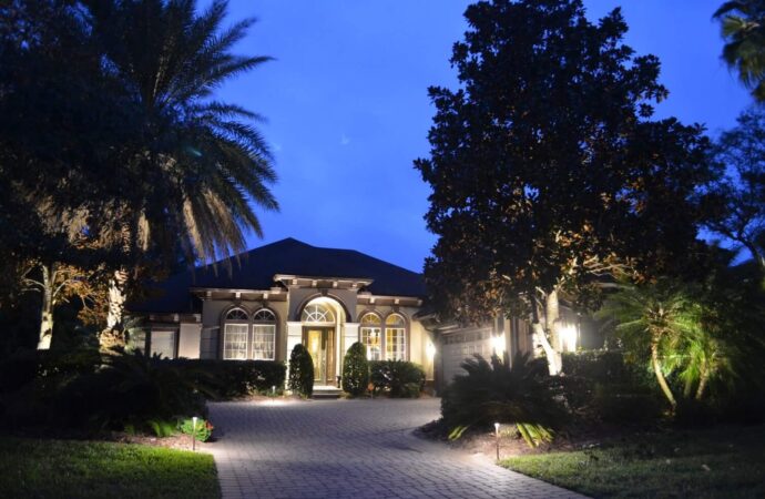 Outdoor LED landscape lighting Services-Hardscape Contractors of Jupiter